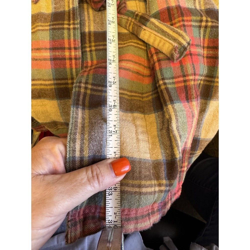 L.L. Bean Plaid Flannel Robe - Picture 4 of 4